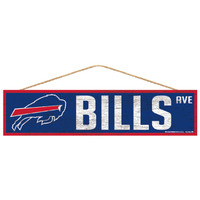 Buffalo Bills Sign 4x17 Wood Avenue Design