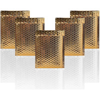 Pack of 25 Metallic Bubble Mailers 6x9 gold Bubble Mailers 6 x 9 Packing Envelopes Bubble Mailer with Peel and Seal(D0102H93KNY)
