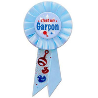 C'est un garcon (It's A Boy) Rosette