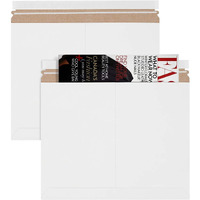 Pack of 10 White Rigid Mailers 14 78 x 11 78 Side-Loading Paperboard envelopes Self-Seal Photo mailers Peel and Seal closure No Bend documents Photos Diplomas Ideal for cD DVD booklets(D0102HIXScW)