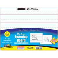 BAZIC 9" X 12" Double Sided Dry Erase Learning Board w/ Marker