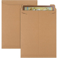 Pack of 5 Tab Lock Mailers 18 x 24 Kraft chipboard envelopes 18x24 Rigid Paperboard mailers Locking tab closure No Bend documents Photos Diplomas Ideal for cD DVD booklets Jewelry(D0102H93V7Y)