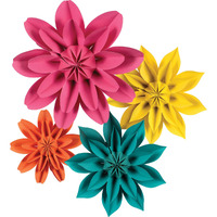 BEAUTIFUL BRIGHTS PAPER FLOWERS