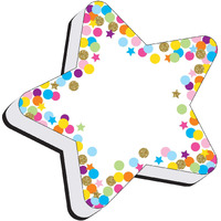 MAGNETIC ERASERS STAR CONFETTI