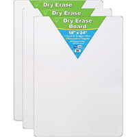 (3 EA) DRY ERASE BOARD 18X24