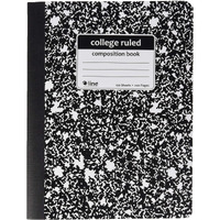 Composition Notebook, College Ruled, Black Marble (Set of 12 EA)