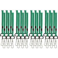 (24 EA) STANDARD LANYARD GREEN