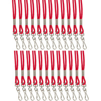 (24 EA) STANDARD LANYARD RED