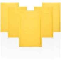 Pack of 25 Yellow Kraft Bubble Mailers 5 x 9 Paper cushion Padded Envelopes 5x9 Shipping Bags with Peel and Seal for Mailing Moving Packing and Packaging Supplies Pouch Bags with cushioning(D0102H9FPIg)
