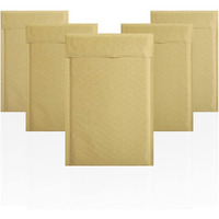 Natural Brown Kraft Bubble Mailers 5 x 9 Padded Envelopes 5x9 Pack of 25 Paper cushion Envelopes with Peel and Seal for Mailing Shipping Packing Packaging Supplies Paper Bag(D0102H9FAB7)