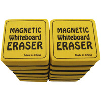 The Classics Magnetic Dry Erase Whiteboard Eraser, 2 x 2 Inches, Pack of 24