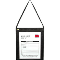 Hanging Shop Ticket Holder with Fabric Back, 9" x 12", 15/BX, 74112
