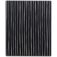 Professional Hardbound Notebook, Charcoal and White Stripes, 1/EA, 24100