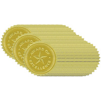 (3 PK) GOLD FOIL EMBOSSED SEALS