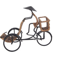 Asian Style Rickshaw Driver Card Holder