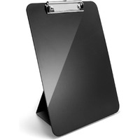 Officemate Easel Clipboard - Storage for Paper - Heavy Duty - Black - 1 Each
