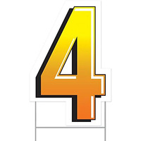 Plastic  4  Yard Sign