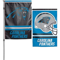 Carolina Panthers Flag 12x18 Garden Style 2 Sided