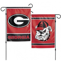 Georgia Bulldogs Flag 12x18 Garden Style 2 Sided
