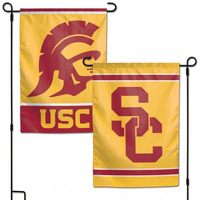 USC Trojans Flag 12x18 Garden Style 2 Sided