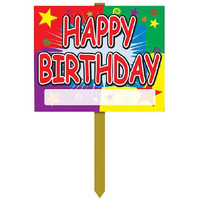 Birthday Yard Sign Pack - Spread Birthday Cheer with 6 Durable Signs