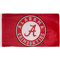 Alabama Crimson Tide Flag 3x5 Circle A Design