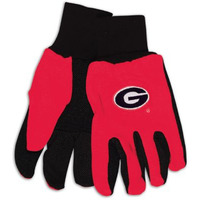 Georgia Bulldogs Two Tone Gloves - Adult - New Logo