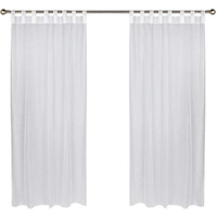 Escape Hook & Loop Curtain Panel Window Dressing 54 x 84 in White