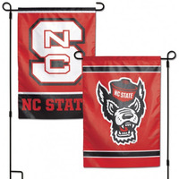 North Carolina State Wolfpack Flag 12x18 Garden Style 2 Sided