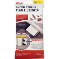 PIC GPT-4 Glue Pest Trap for Spider and Snake, 4-Pack
