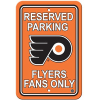 Philadelphia Flyers Sign 12x18 Plastic Reserved Parking Style CO