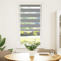 vidaXL Zebra Blind 31.5"x59.1" Gray
