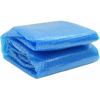 vidaXL Floating Round PE Solar Pool Film 118" Blue