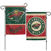Minnesota Wild Flag 12x18 Garden Style 2 Sided