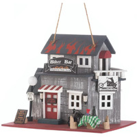 ROUTE 66 BIKER BAR BIRDHOUSE