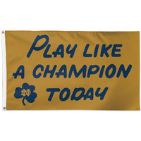 Notre Dame Fighting Irish Flag 3x5 Deluxe Style PLACT Design Special Order