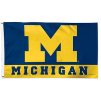 Michigan Wolverines Flag 3x5 Deluxe