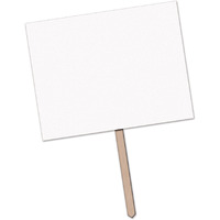 Blank  Yard Sign