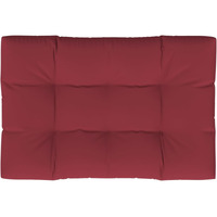 vidaXL Wine Red Upholstered Seat Cushion 47.2" x 31.5" x 3.9"