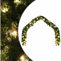 vidaXL Christmas Garland with LED Lights 32.8'