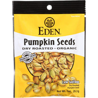 Eden Foods Organic Pocket Snacks - Pumpkin Seeds - Dry Roasted And Salted - 1 Oz - case Of 12(D0102H5KW3T)