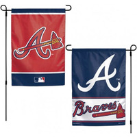 Atlanta Braves Flag 12x18 Garden Style 2 Sided