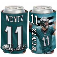 Philadelphia Eagles Can Cooler Carson Wentz Design CO