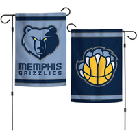 Memphis Grizzlies Flag 12x18 Garden Style 2 Sided