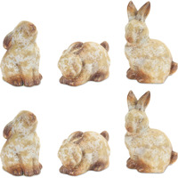 Terracotta Rabbit (Set of 6)