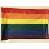 Rainbow Flag 12x18 Garden Style Design CO