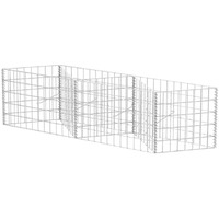 vidaXL Gabion Basket Galvanized Steel 47.2"x11.8"x19.7"
