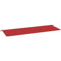 vidaXL Garden Bench Cushion Red 59.1"x19.7"x1.2"