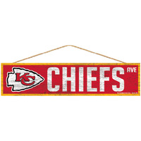 Kansas City Chiefs Sign 4x17 Wood Avenue Design