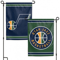 Utah Jazz Flag 12x18 Garden Style 2 Sided - Special Order